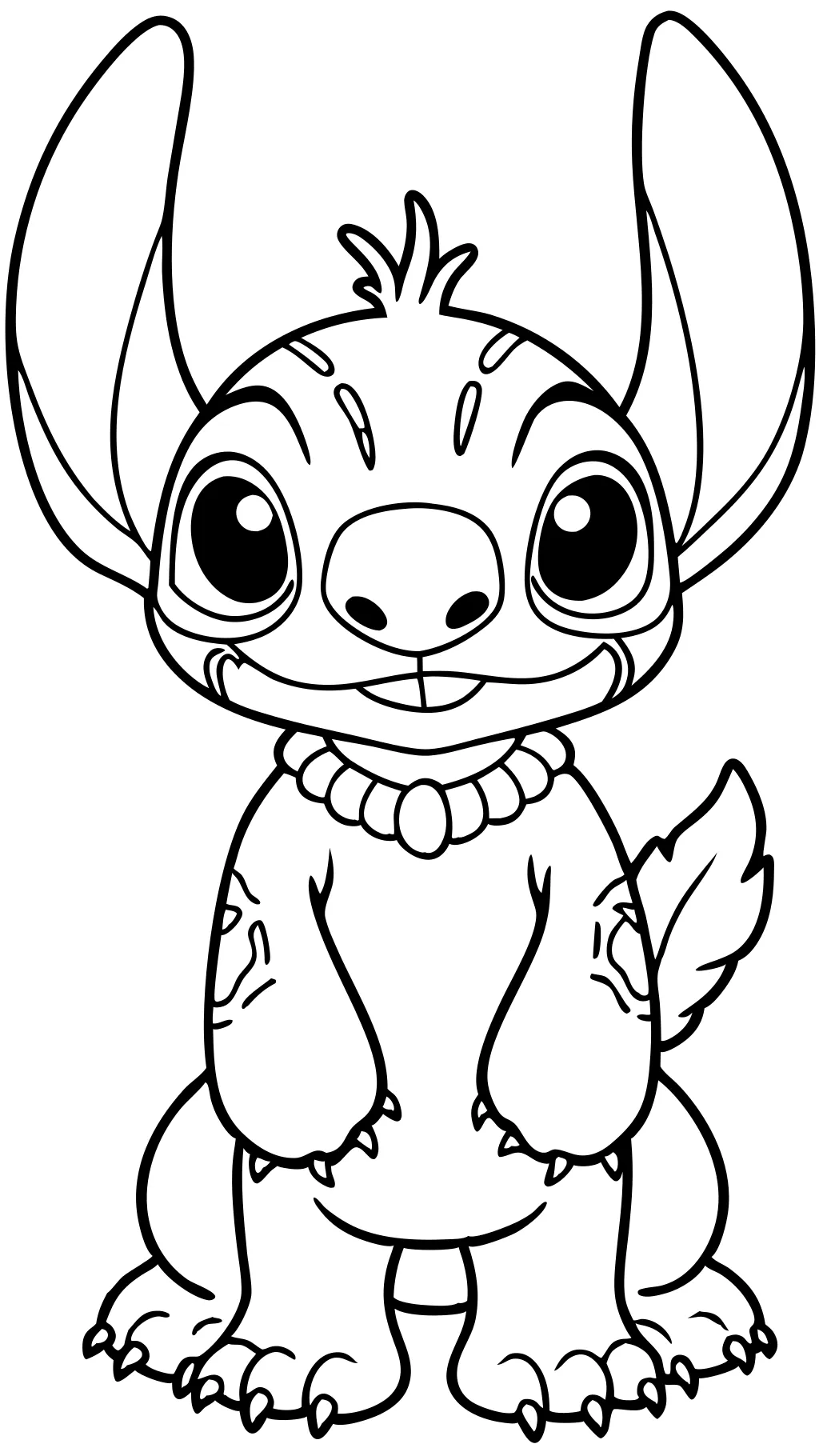 free printable stitch coloring pages